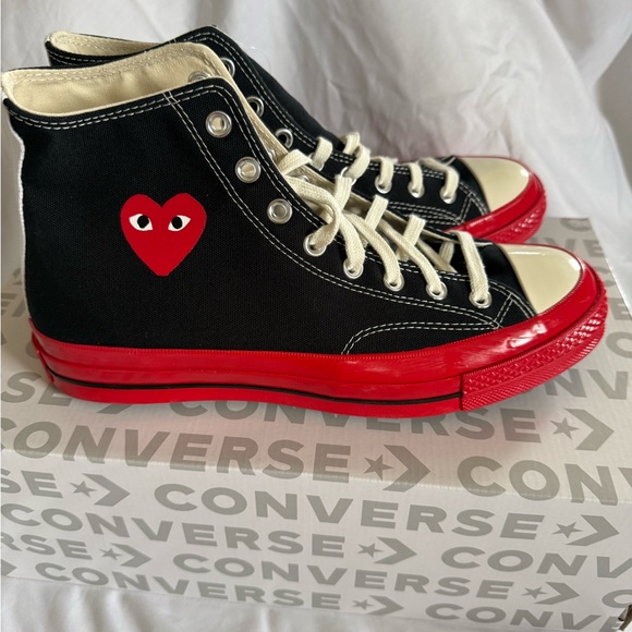 NWT Converse Commes Des Garçon high tops US 10 - Picture 3 of 7